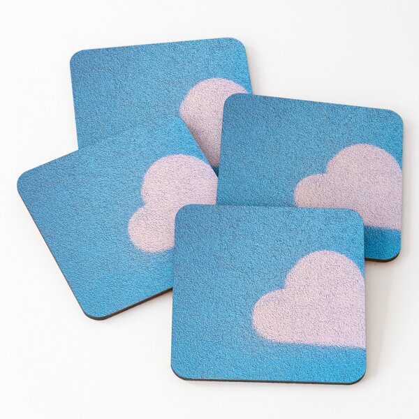 Item preview, Simple white cloud and blue sky painting designed and sold by Simone Davino.