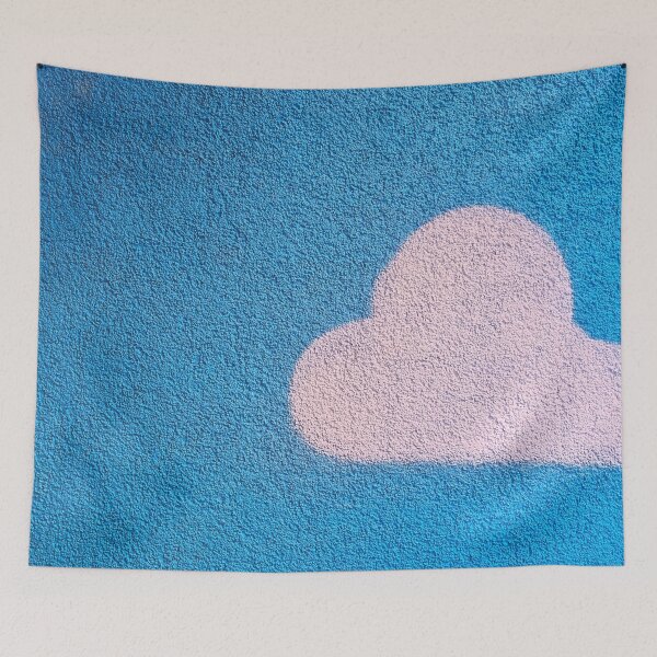 Item preview, Simple white cloud and blue sky painting designed and sold by Simone Davino.