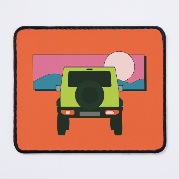 Item preview, Kinetic Yellow Suzuki Jimny | Into The Sunset designed and sold by stoicjimny.