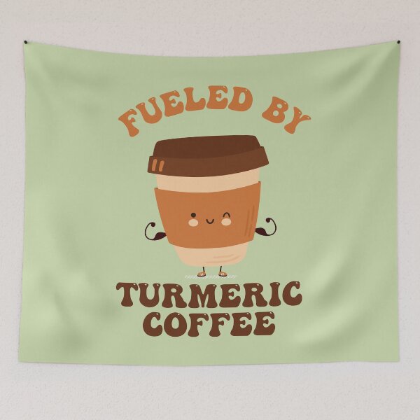 Item preview, Fueled by Turmeric Coffee designed and sold by Blended Designs ⭐⭐⭐⭐⭐.