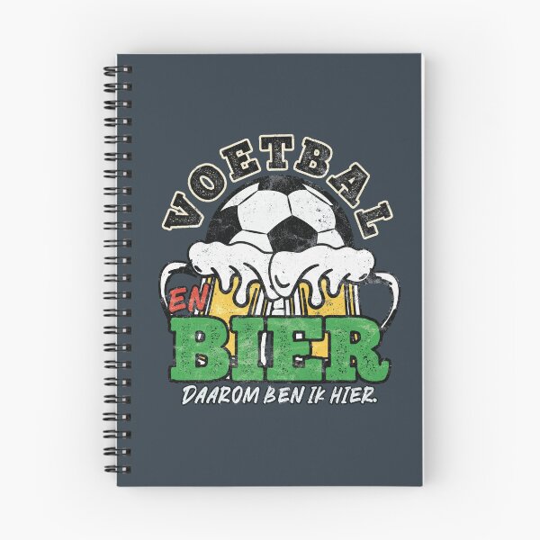 Artikelvorschau, Voetbal En Bier Daarom Ben Ik Hier entworfen und verkauft von Numero14.