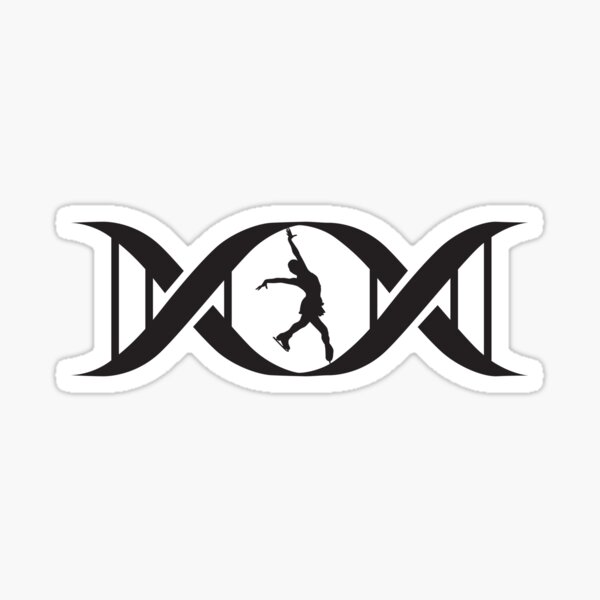 Item preview, Female Figure Skater - DNA designed and sold by SandpiperDesign.