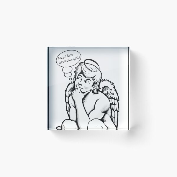 Item preview, Angel Face Devil Thoughts designed and sold by faizaart.