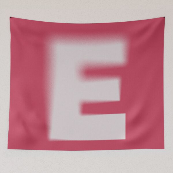 Aperçu de l'œuvre Monogramme Viva Magenta - Lettre E créée et vendue par rpvga.