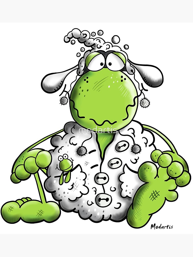 Frog with sheep costume - Cartoon - Gift - Frogs" Greeting Card for Sale by  modartis | Redbubble