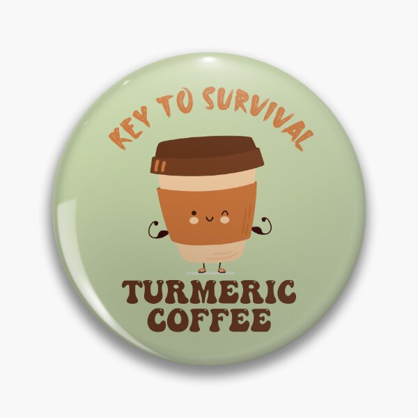 Item preview, Key to Survival - Turmeric Coffee designed and sold by Blended Designs ⭐⭐⭐⭐⭐.