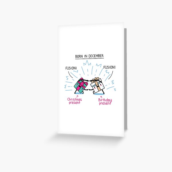 Born in December Greeting Card
