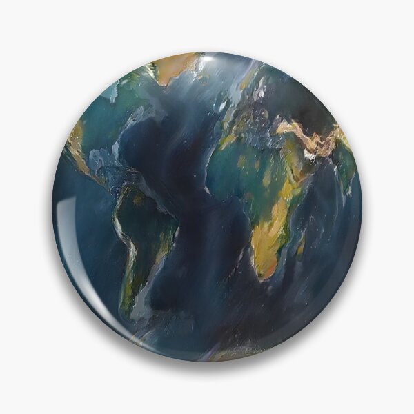 Item preview, Topographic World Map Abstract Painting AI Generated Digital Art designed and sold by Gogmagosh.