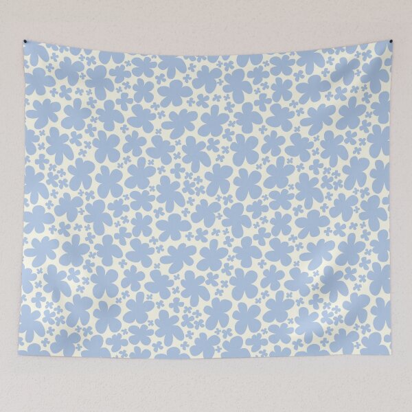 Item preview, FLORAL MATISSE BLUE BUBBLE designed and sold by blomastudios.
