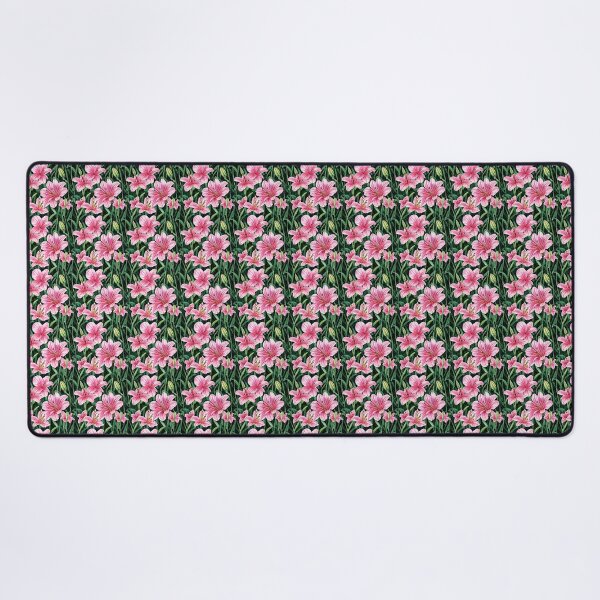 Item preview, Pink lily watercolor pattern designed and sold by patterncrow.