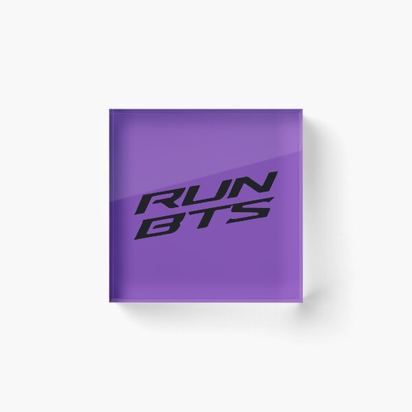 Item preview, Run BTS (black & purple) designed and sold by sarascoprox.