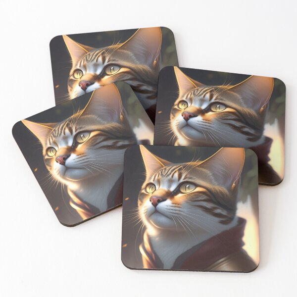 Item preview, Cat in Armor - Modern Digital Art designed and sold by Ai-michiart.