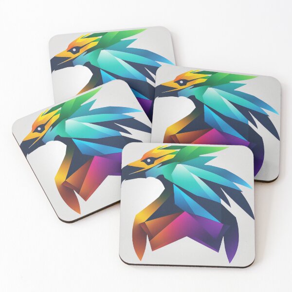 Item preview, Technicolor Futuristic Hawk Illustration #1 designed and sold by Galviato.