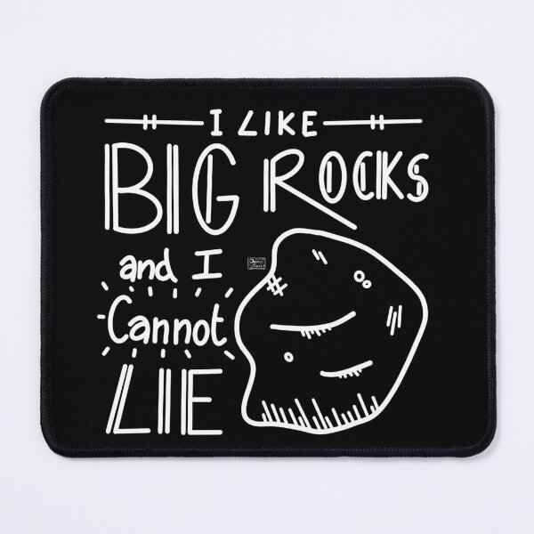 Item preview, Big Rocks (white) designed and sold by RockADoodles.
