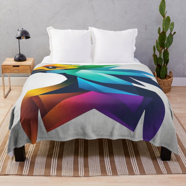 Item preview, Technicolor Futuristic Hawk Illustration #1 designed and sold by Galviato.