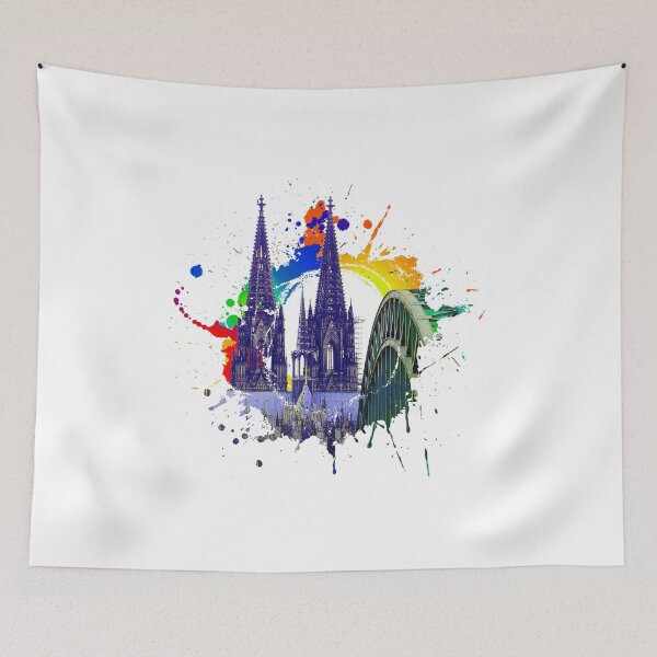 Item preview, Cologne Germany Cologne Cathedral Cologne city skyline designed and sold by BullDesignsShop.