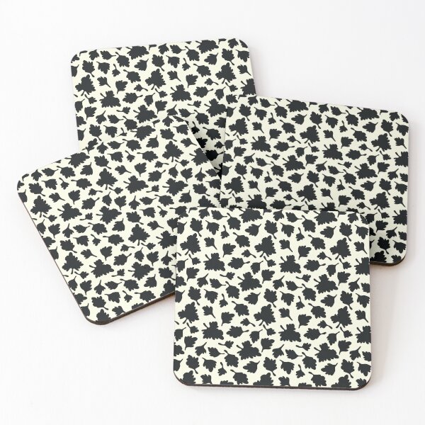 Item preview, LEAF MATISSE CREAM AND BLACK designed and sold by blomastudios.