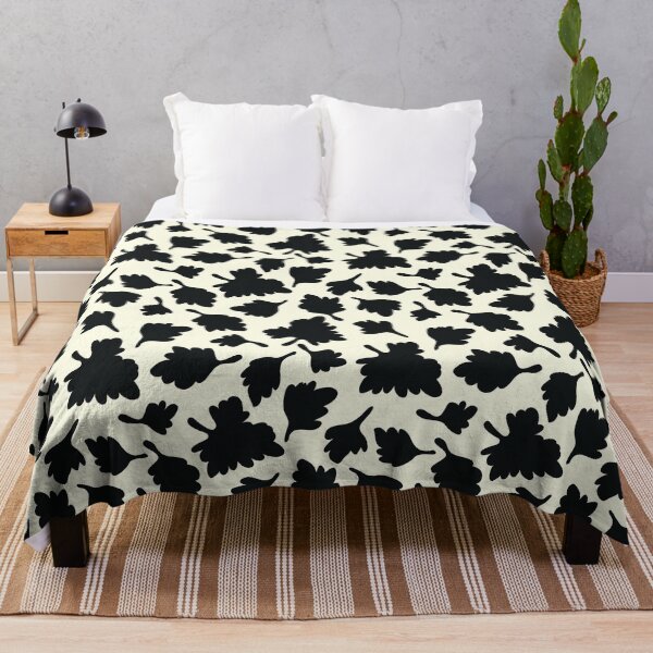 Item preview, LEAF MATISSE CREAM AND BLACK designed and sold by blomastudios.