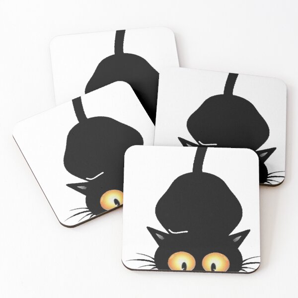 Item preview, id10 funny black cat and mouse, yelow eyes, funny animals , quality, original, domestic production and made of natural materials designed and sold by bcbutika.
