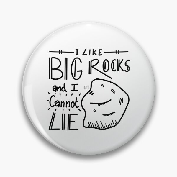 Item preview, Big Rocks (black) designed and sold by RockADoodles.