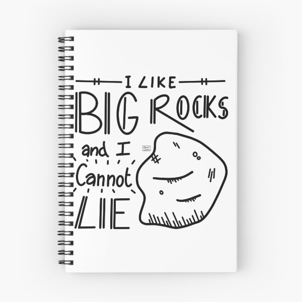 Item preview, Big Rocks (black) designed and sold by RockADoodles.