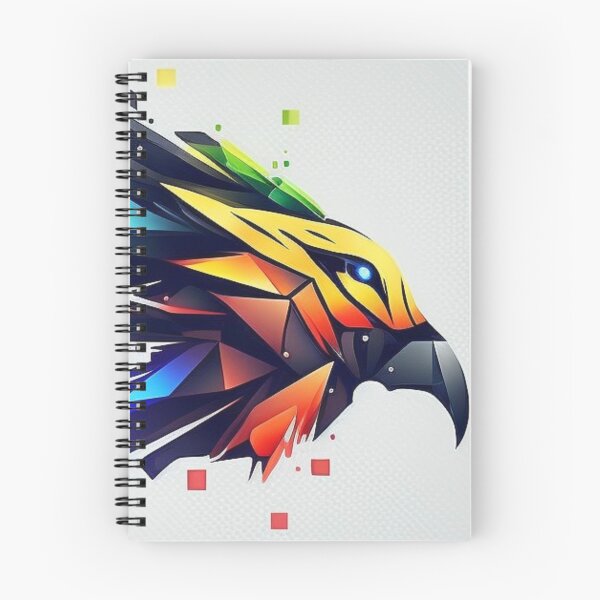 Item preview, Technicolor Futuristic Hawk Illustration #2 designed and sold by Galviato.