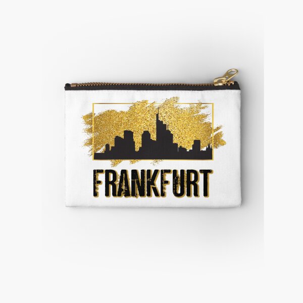 Item preview, Frankfurt am Main Germany City Skyline Gold designed and sold by BullDesignsShop.