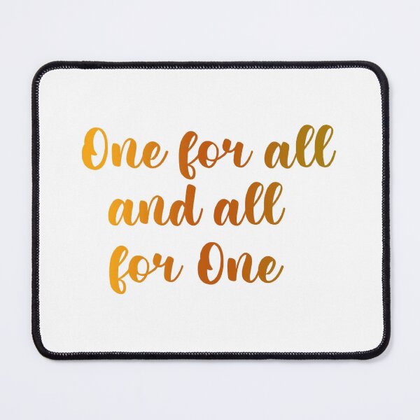 Item preview, One for all and all for one designed and sold by Niina Niskanen.