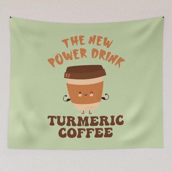 Item preview, The New Power Drink - Turmeric Coffee designed and sold by Blended Designs ⭐⭐⭐⭐⭐.