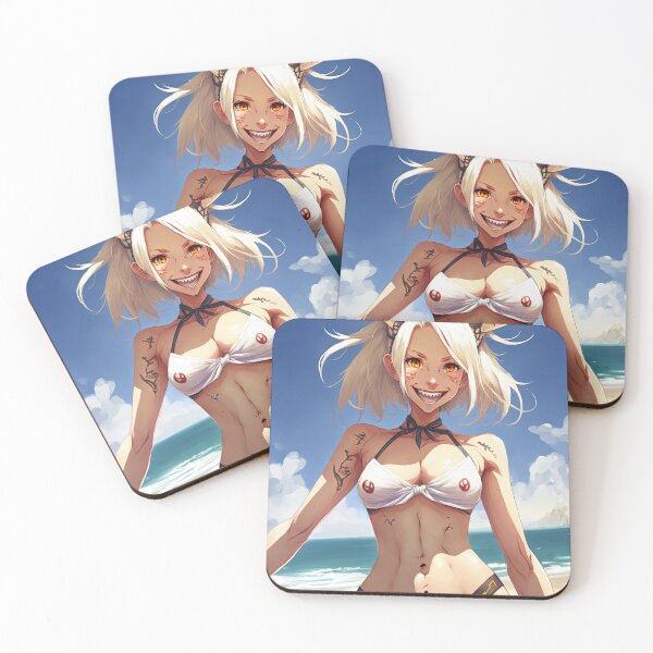 Item preview, Demon girl anime portrait. designed and sold by VibArtVision.