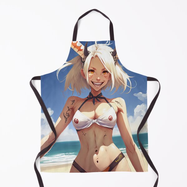 Item preview, Demon girl anime portrait. designed and sold by VibArtVision.