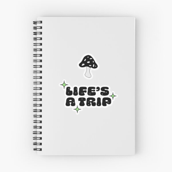 Item preview, Life's a Trip with Cute Mushroom | Classic Retro Sticker designed and sold by stoicjimny.