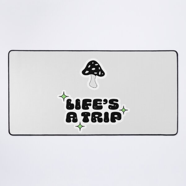 Item preview, Life's a Trip with Cute Mushroom | Classic Retro Sticker designed and sold by stoicjimny.