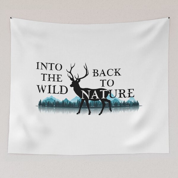 Item preview, Deer animal nature adventure wilderness forest mountains designed and sold by BullDesignsShop.