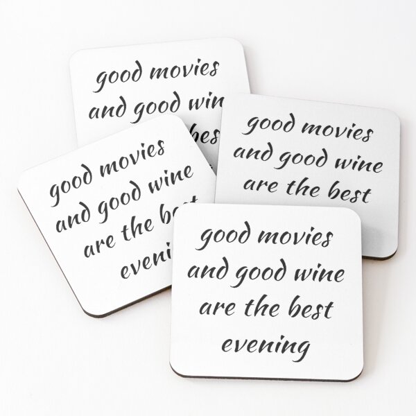 Item preview, Good movies and good wine are the best evening  designed and sold by Spicy Tomato.