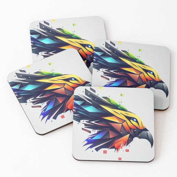 Item preview, Technicolor Futuristic Hawk Illustration #2 designed and sold by Galviato.