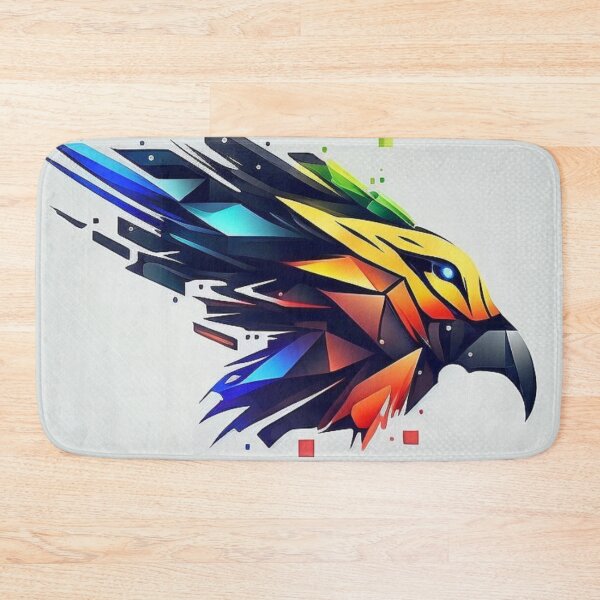 Item preview, Technicolor Futuristic Hawk Illustration #2 designed and sold by Galviato.