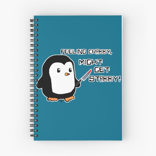 Item preview, Feeling Crabby, Might Get Stabby! Penguin designed and sold by ELDigitals.