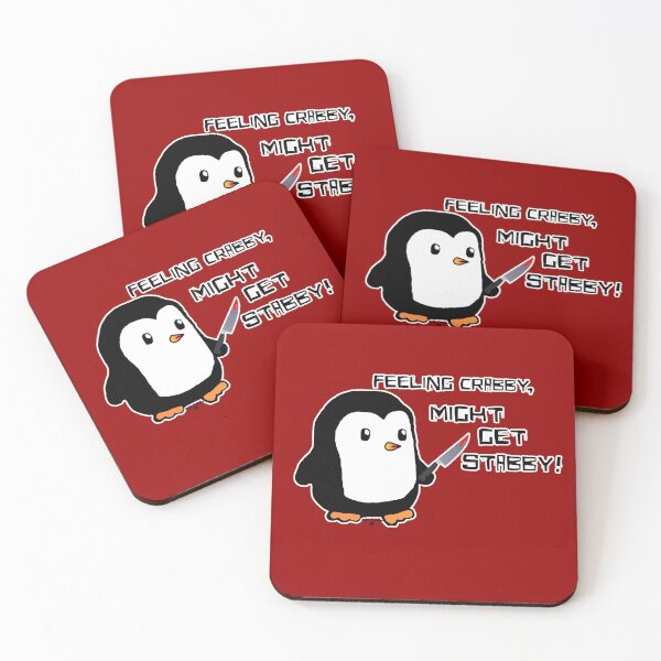 Item preview, Feeling Crabby, Might Get Stabby! Penguin designed and sold by ELDigitals.