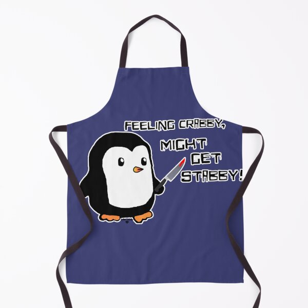 Item preview, Feeling Crabby, Might Get Stabby! Penguin designed and sold by ELDigitals.
