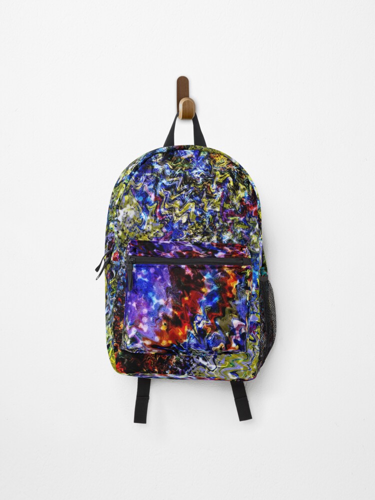Thumbnail 1 of 3, Backpack, Abstract painting designed and sold by Real-texture.