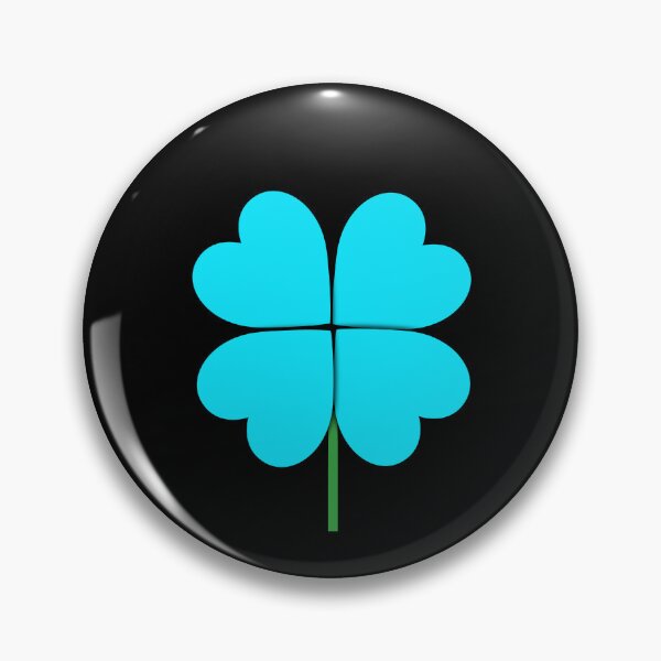 Item preview, Light Blue Four-Leaf Clover (Gift Four-Leaf Clover Designs) designed and sold by LEOEXPRESS.