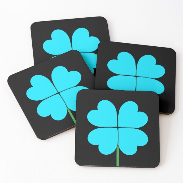 Item preview, Light Blue Four-Leaf Clover (Gift Four-Leaf Clover Designs) designed and sold by LEOEXPRESS.