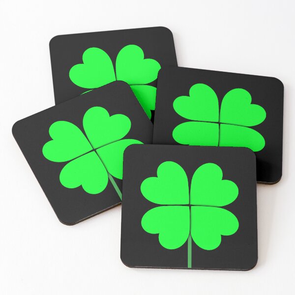 Item preview, Green Four-Leaf Clover (Gift Four-Leaf Clover Designs) designed and sold by LEOEXPRESS.
