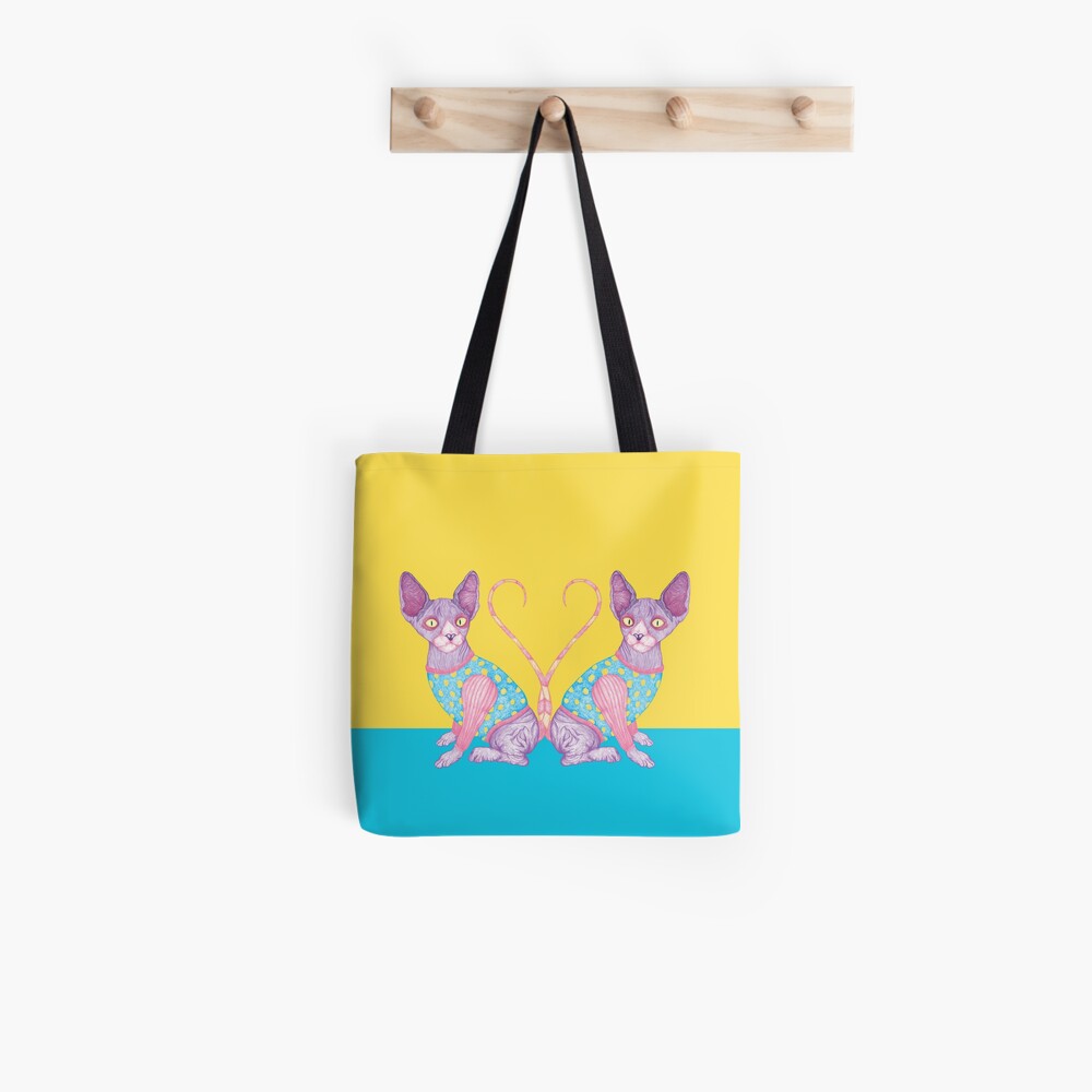 The Clowncat (Sphynx) Tote Bag