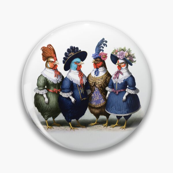 Item preview, Fancy Chickens Night on the Town designed and sold by UncannyCanvas.