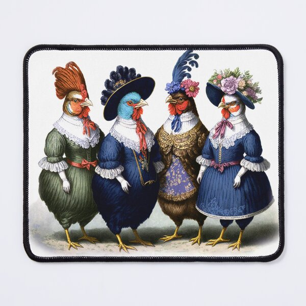 Item preview, Fancy Chickens Night on the Town designed and sold by UncannyCanvas.