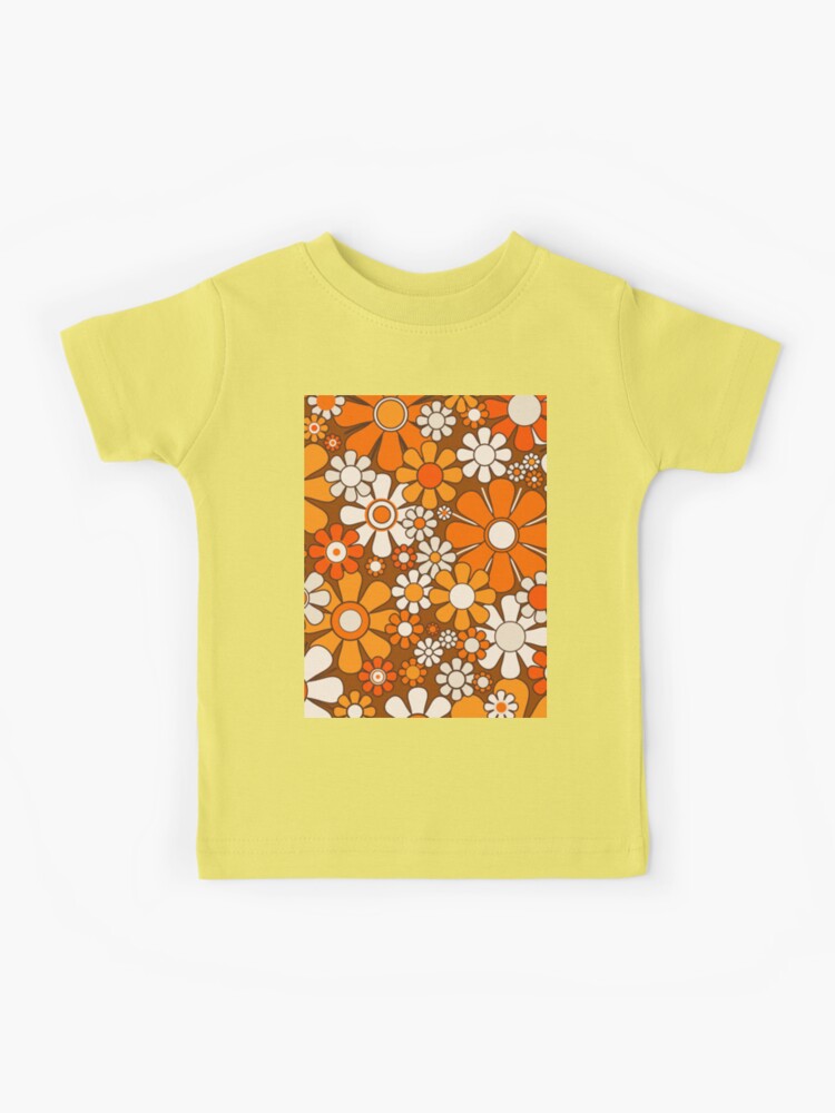 Orange and Brown 70's Groovy Shirt Orange and Brown 70's Groovy Shirt