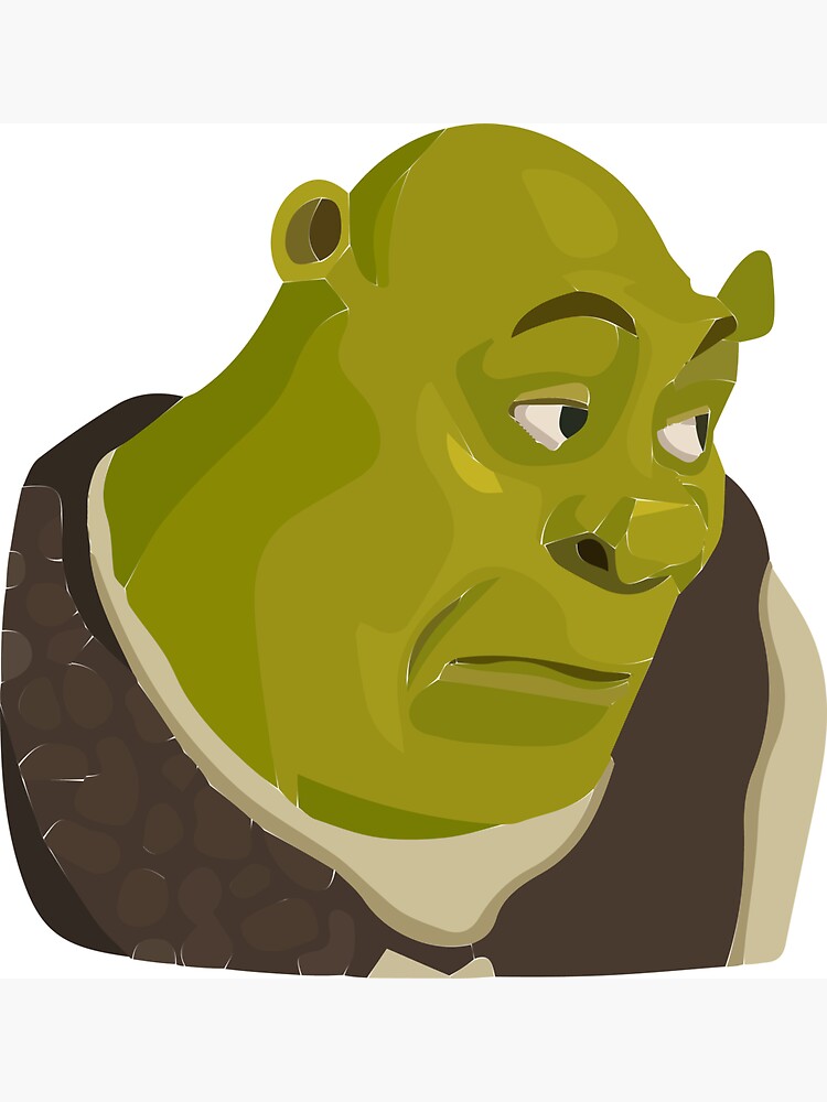 Shrek meme face - Shrek - Magnet