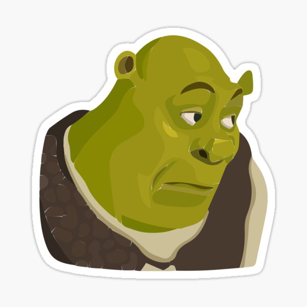 Shrek Face Sticker - Shrek Face - Discover & Share GIFs